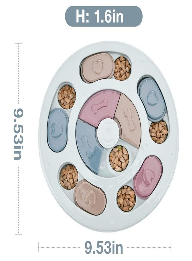 KittuPet Pet Round Shape Puzzle Toy with Dispensing Treats, Pet Toys Game for Training and Slow Feed, Non-Slip Feeder Designed for Dog, Puppies, Cats and Kittens (Multicolour) - Image 2